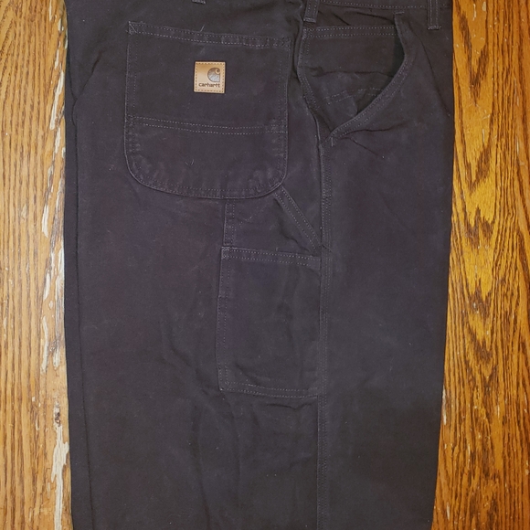Men's Brown Work Pants - Picture 3 of 5
